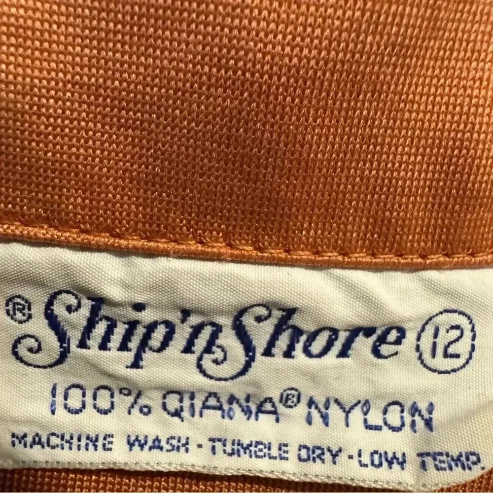 Ship’n Shore Hippie Boho Retro 60’s Groovy 100% Qiana Nylon 12 - Picture 3 of 4